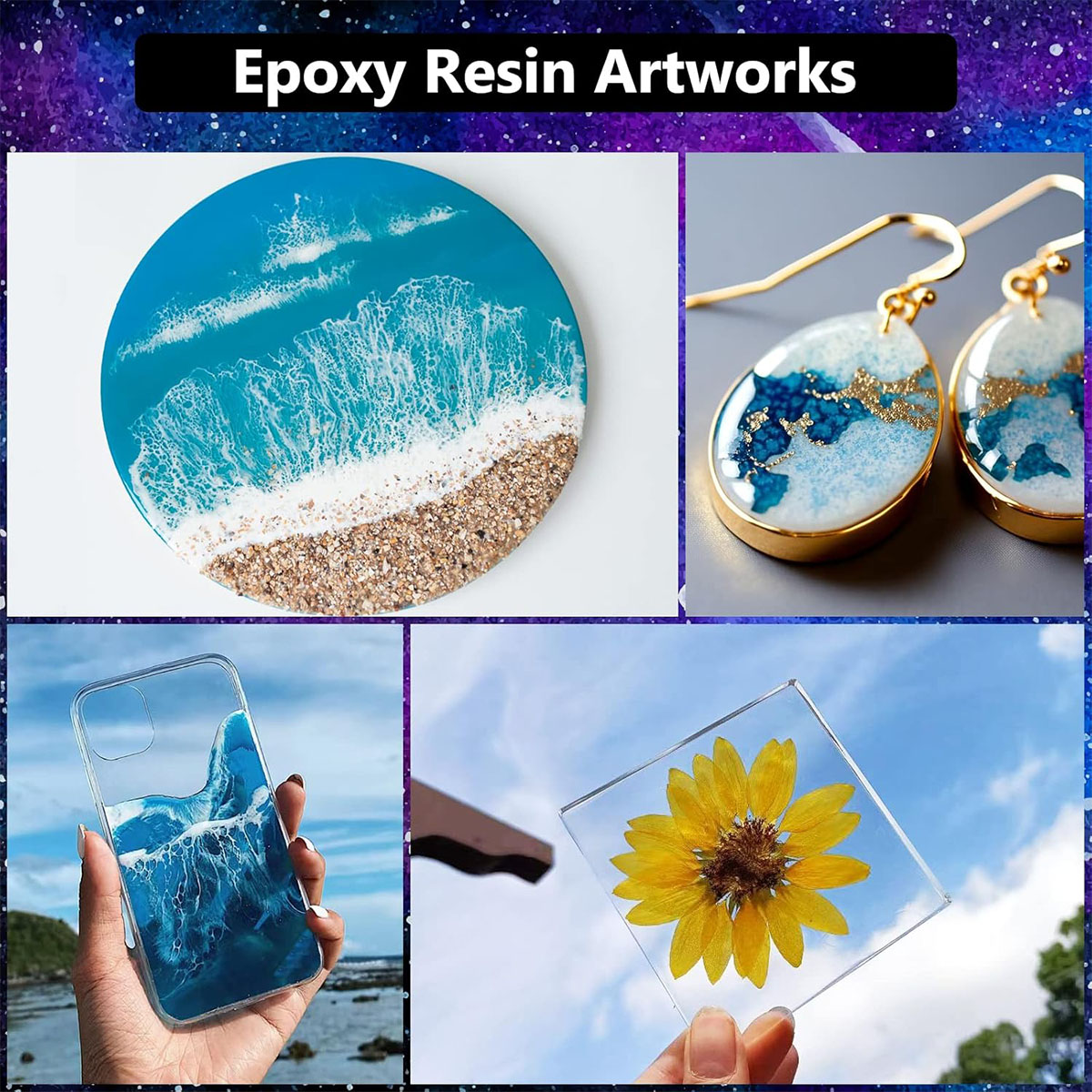 1000ml Crystal Clear Epoxy Res - Resin Art Epoxy reseña y precio
