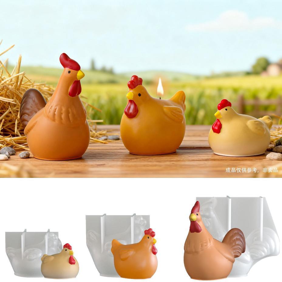 3D Chicken Candle Silicone Mol - Resin Art Furniture reseña y precio
