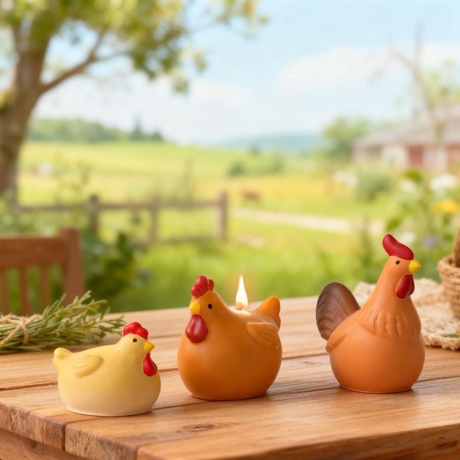 3D Chicken Candle Silicone Mol - Resin Art Furniture reseña y precio