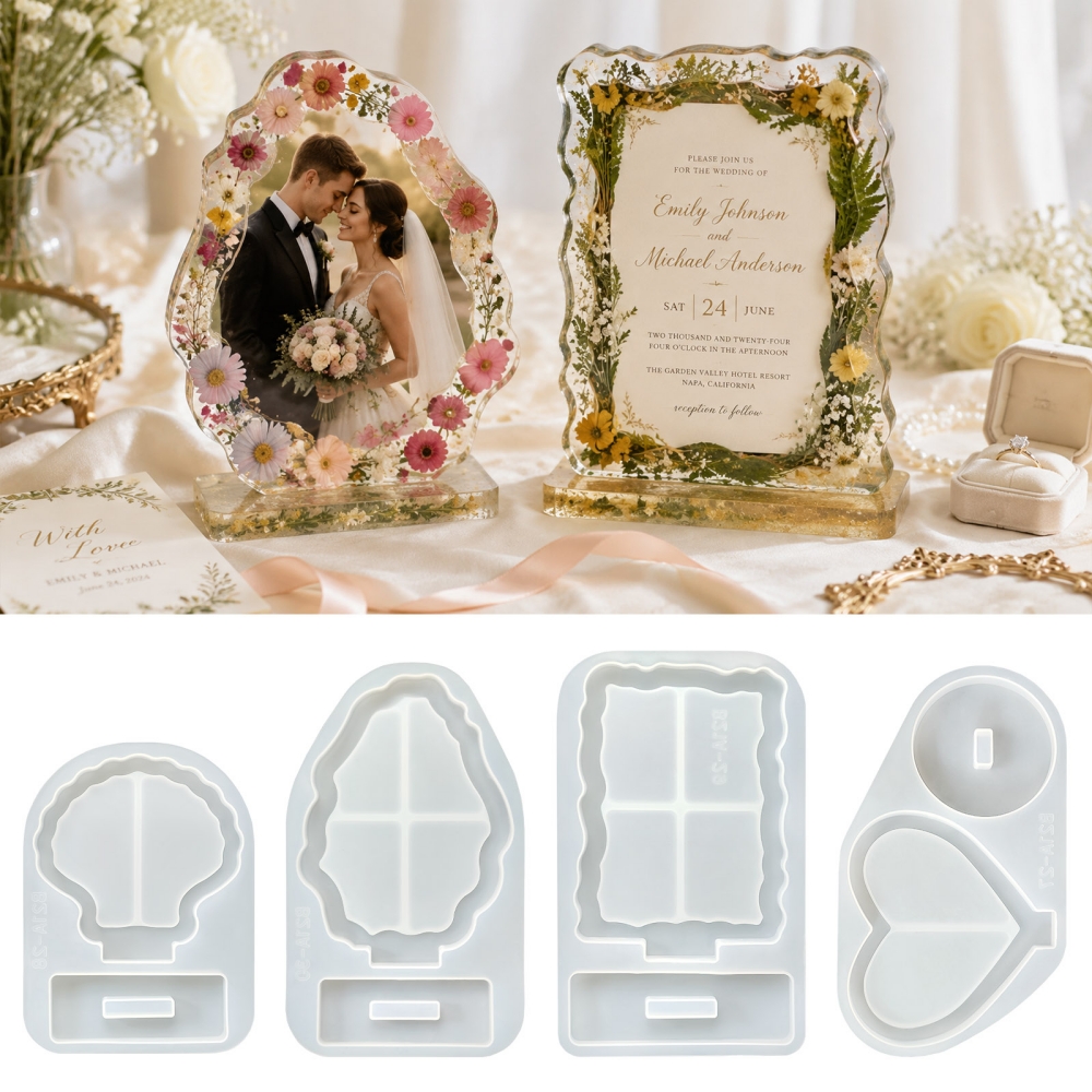 S0305 Love Heart Shell Photo F - Resin Art Epoxy reseña y precio