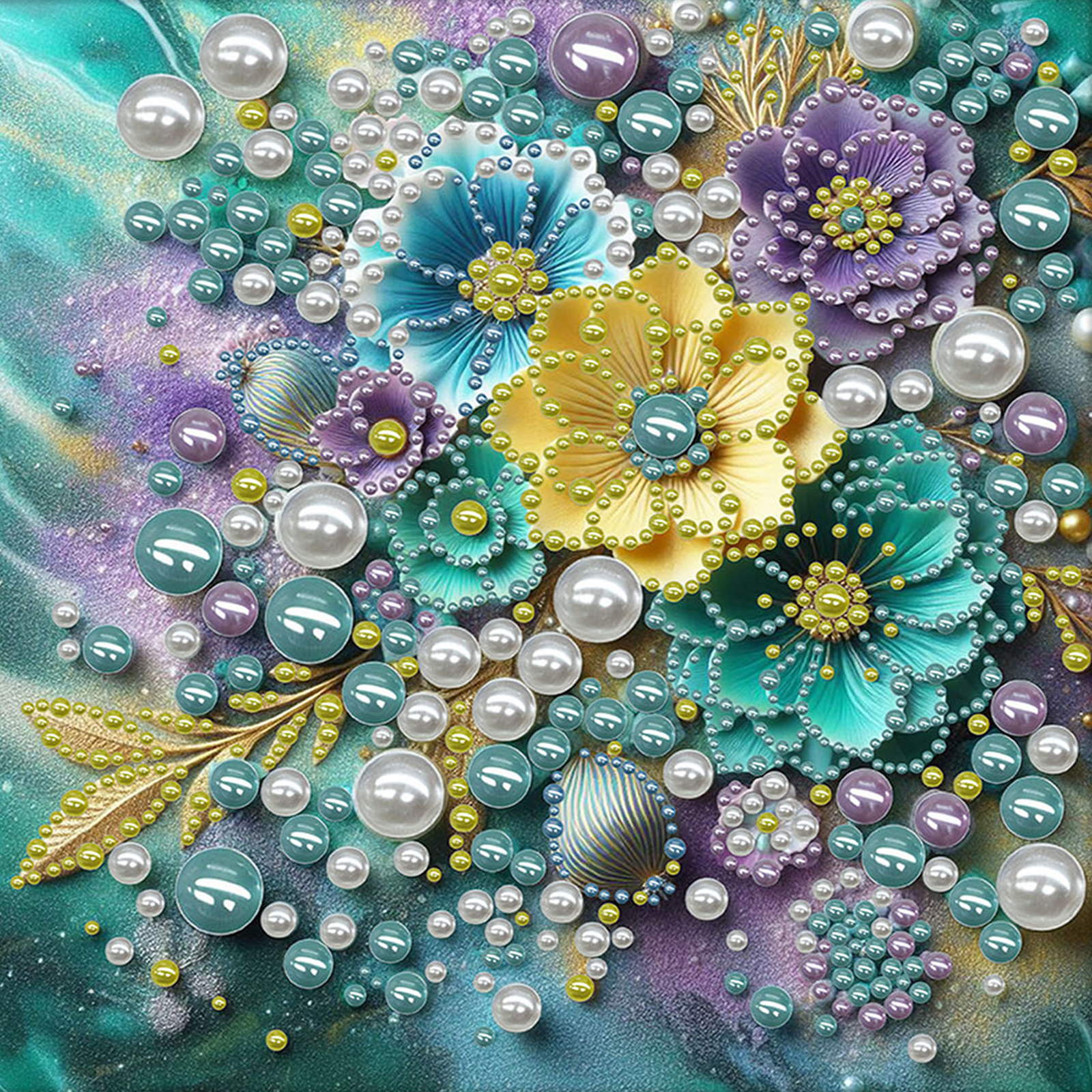 DIY Pearl Dot Painting With Fr - Resin Art Frame reseña y precio