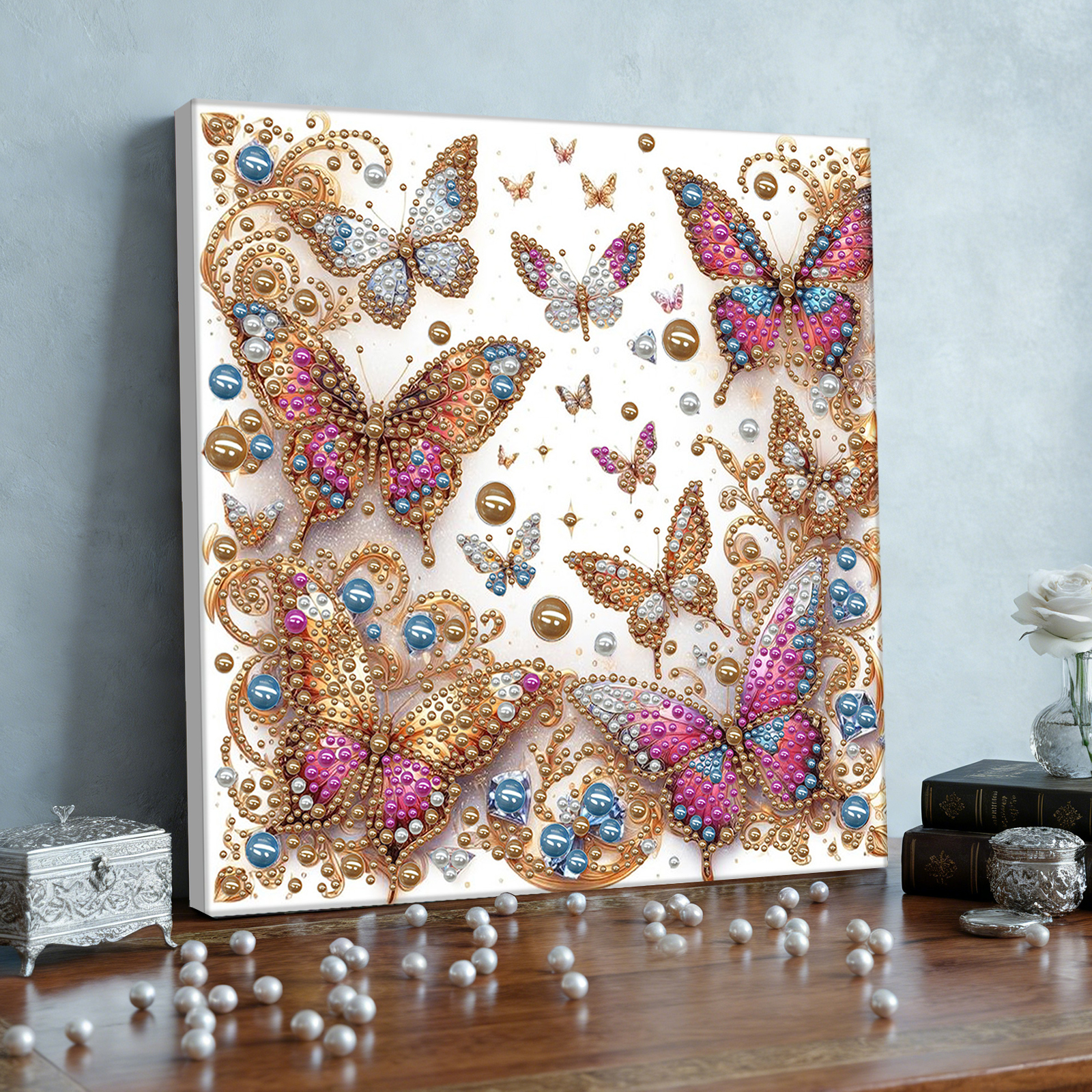 DIY Pearl Dot Painting With Fr - Resin Art Frame reseña y precio