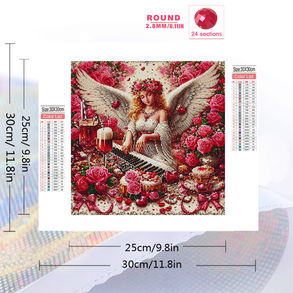 Momoart Diamond Mosaic Girl Po - Resin Art Rose reseña y precio