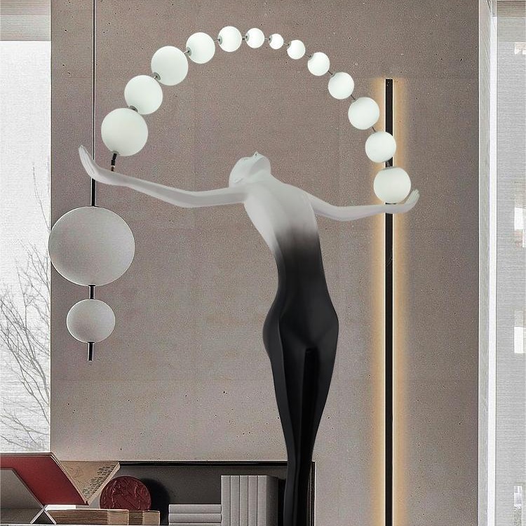 Humanoid Art Sculpture Floor L - Resin Art Floor Design reseña y precio