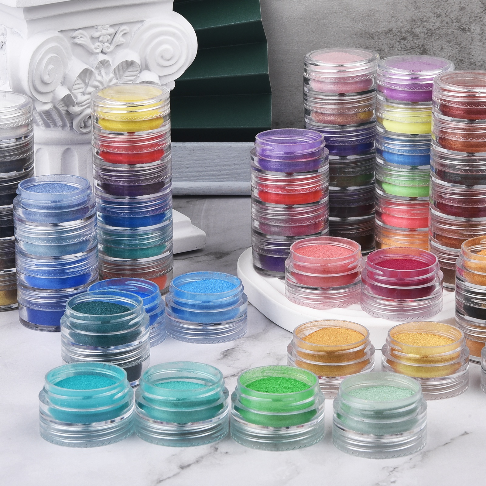 6 Colors/Set Pearlescent Powde - Resin Art Jewellery reseña y precio