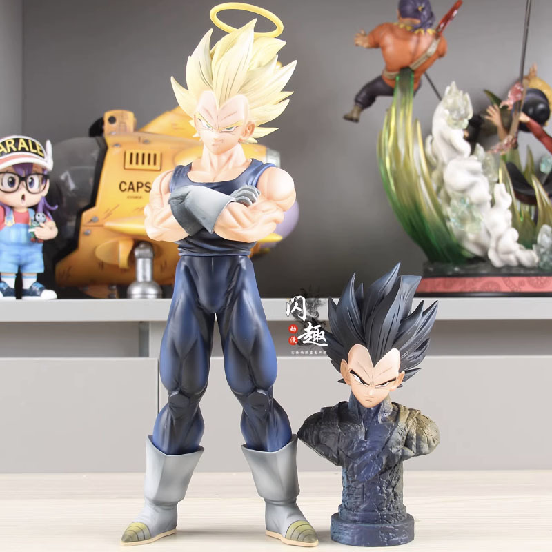 YJ Majin Vegeta Figurine with  - Resin Art Dragon Ball Z reseña y precio