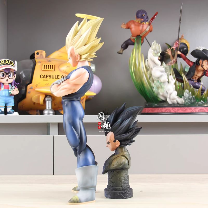 YJ Majin Vegeta Figurine with  - Resin Art Dragon Ball Z reseña y precio