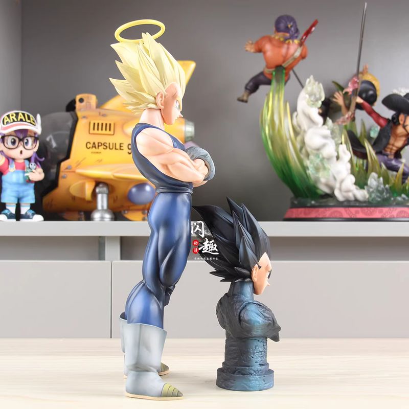 YJ Majin Vegeta Figurine with  - Resin Art Dragon Ball Z reseña y precio