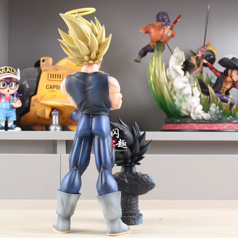 YJ Majin Vegeta Figurine with  - Resin Art Dragon Ball Z reseña y precio