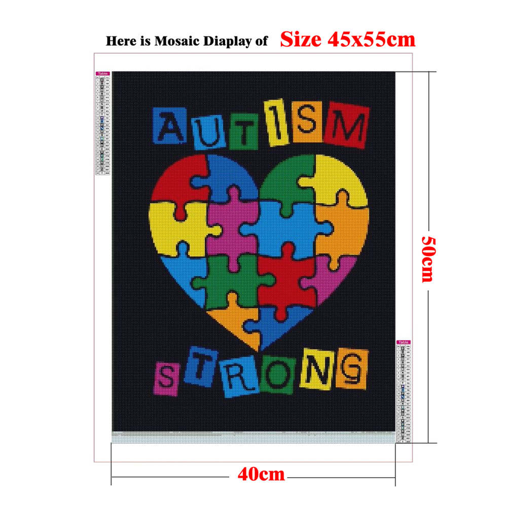 Autism Awareness Posters 5D Ad - Resin Art Quote reseña y precio