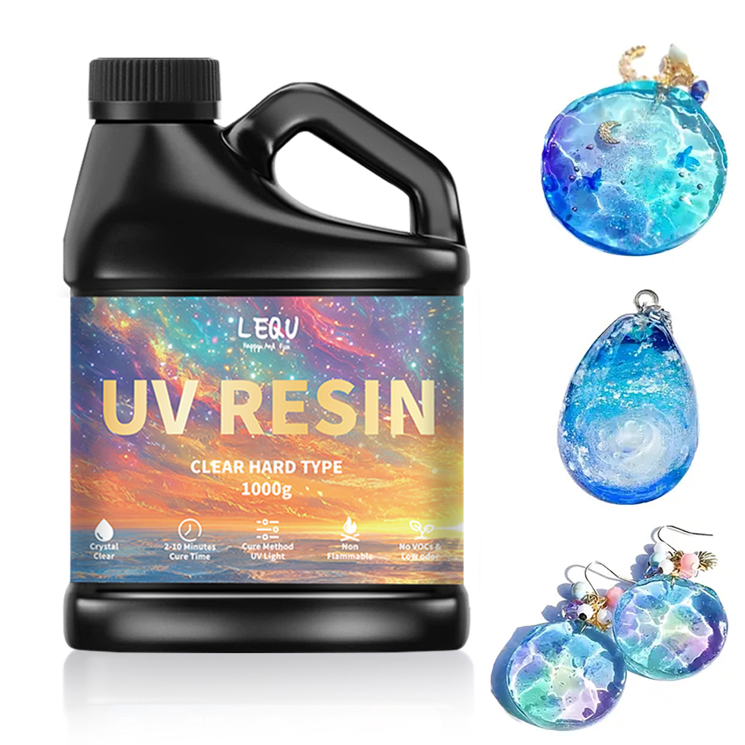 100/200/500/1000g UV Epoxy Res - Resin Art Epoxy reseña y precio