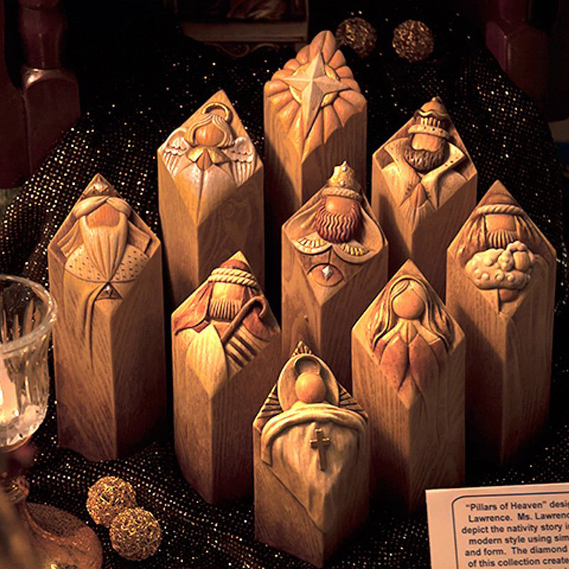 Heaven Nativity Tree Pillar St - Resin Art Tree reseña y precio
