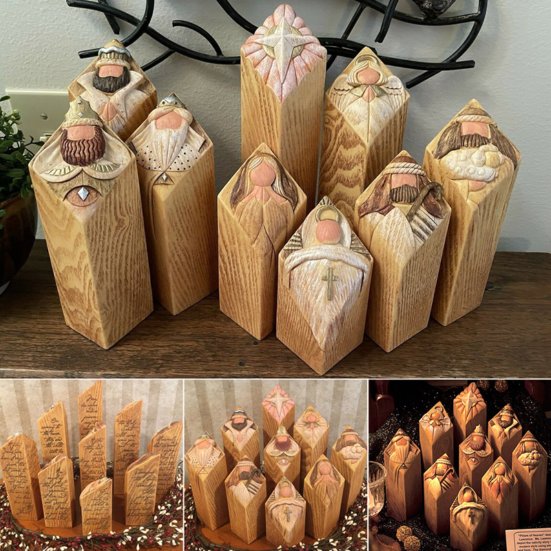 Heaven Nativity Tree Pillar St - Resin Art Tree reseña y precio