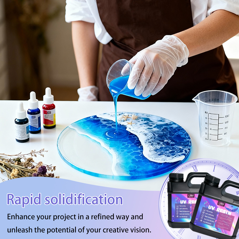1000g UV Resin Crystal Clear H - Resin Art Epoxy reseña y precio